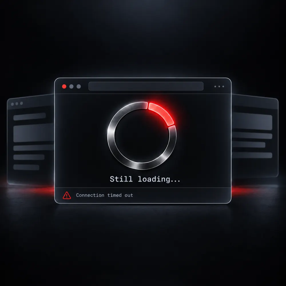 SSL certificates, downtime and connection issues illustration